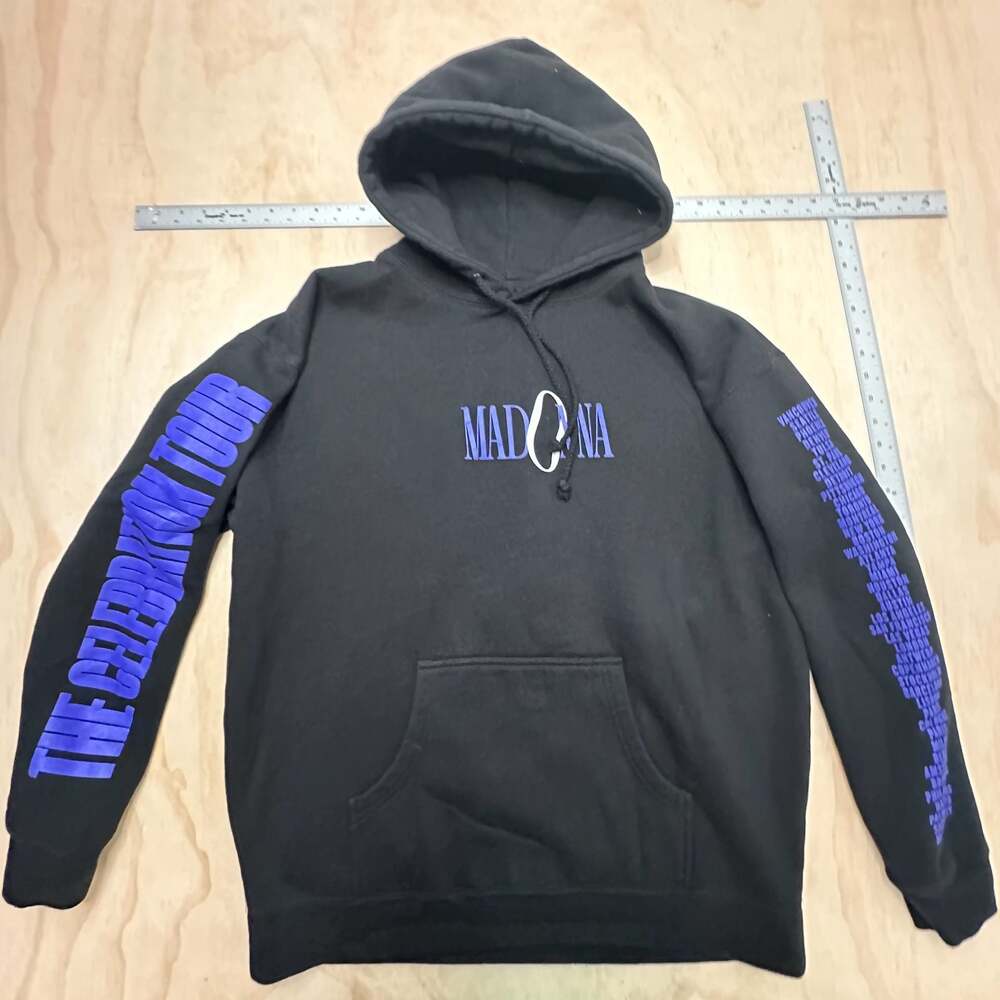 Madonna The Celebration Tour Black Hoodie Sweatshirt